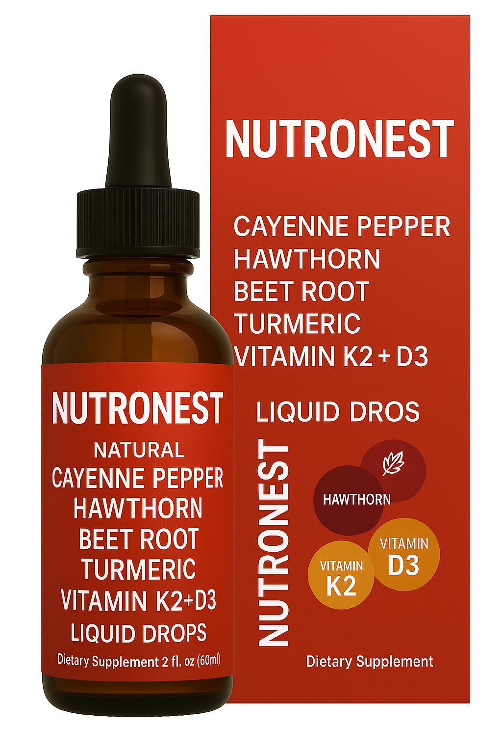 Cayenne Pepper Drops – Liquid Herbal Supplement for Digestion & Cardiovascular Health